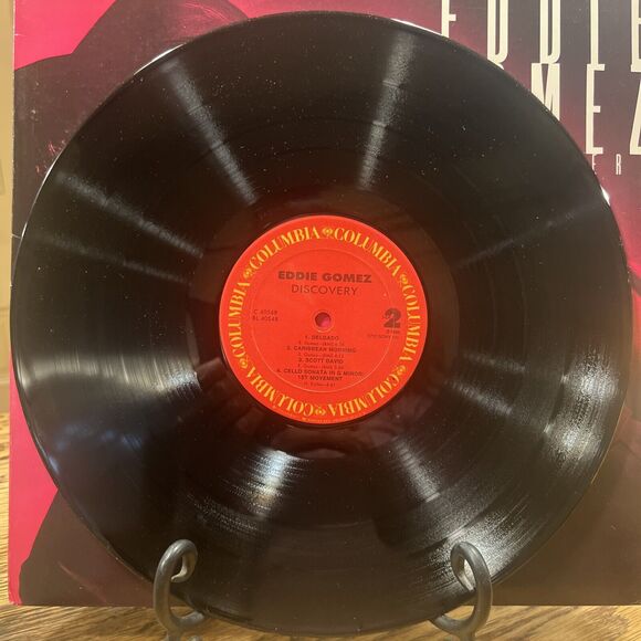 Eddie Gomez Discovery LP Album NM or M- Pristine! Sounds great! 1986 Latin jazz - Picture 6 of 8